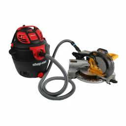 Cen-Tec Systems 94192 16 ft. Dust Collection Hose with Power Tool Adapters for Wet/Dry Vacuums thumbnail 4