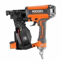 RIDGID 15-Degree 1-3/4 in. Coil Roofing Nailer with 50 ft. Lay Flat Air Hose Kit thumbnail 3