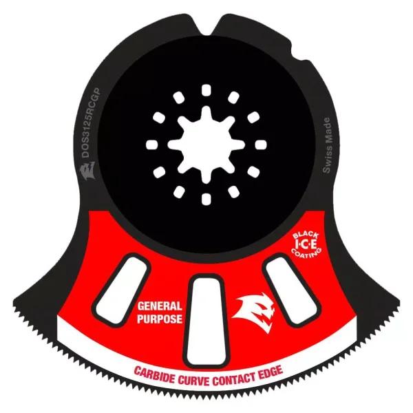 Diablo 3-1/8 in. Starlock Carbide Oscillating Blade for General Purpose Cuts