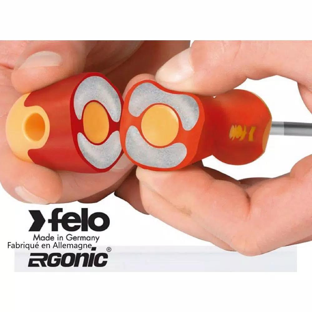 Felo Ergonic 11-Piece VDE Insulated Professional Electrical Tool Set - Made in Germany