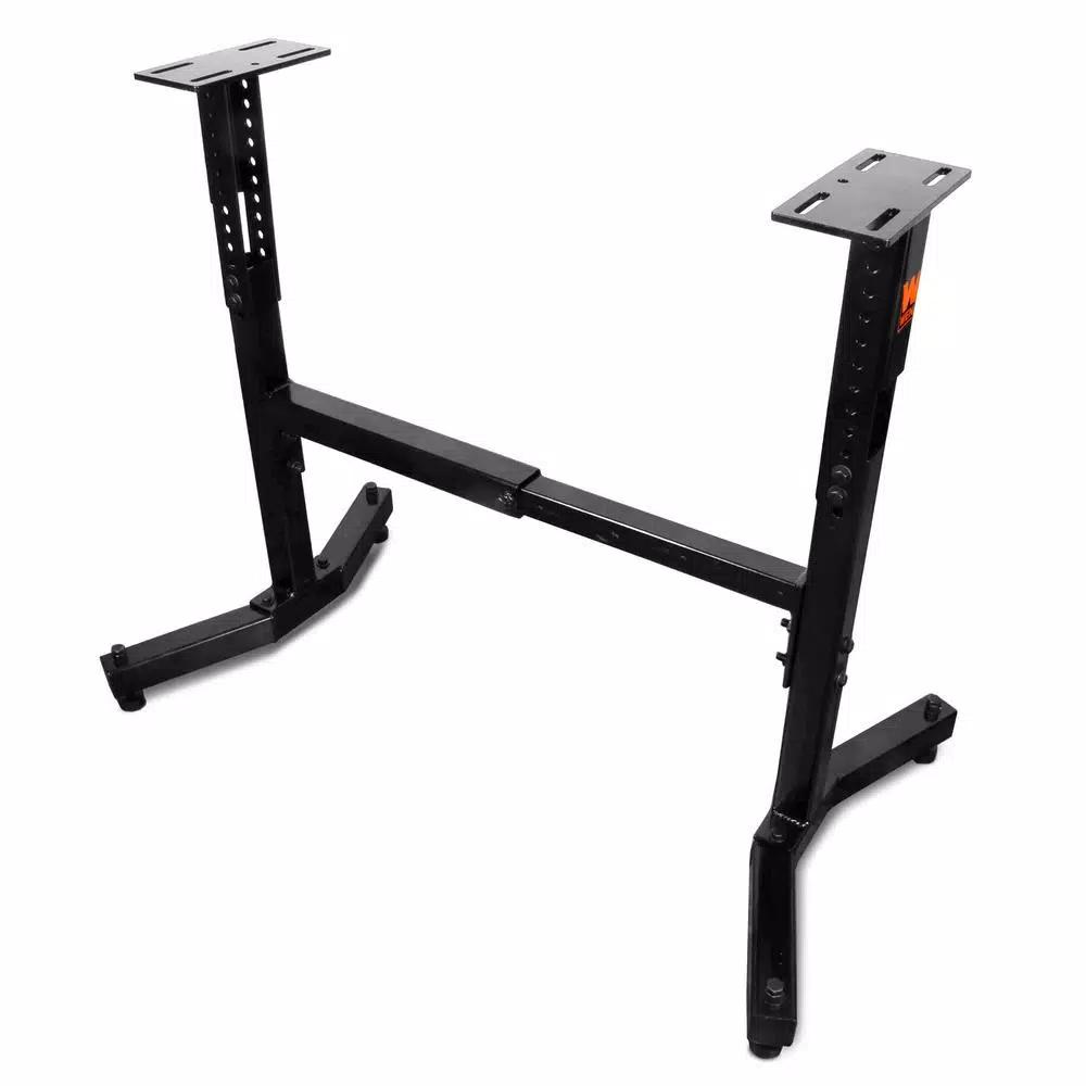 WEN Height and Length Adjustable Steel Lathe Stand, 225 lb. Capacity