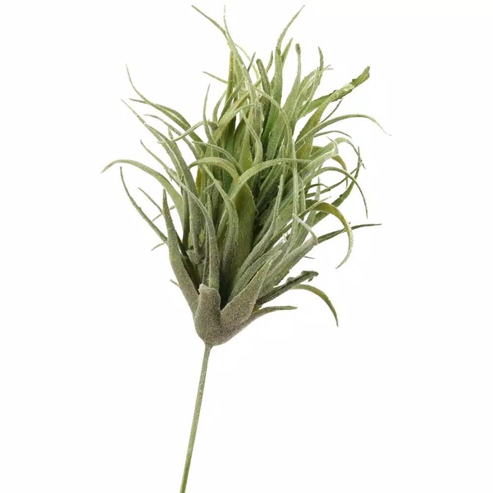 D&W Silks 7 in. Flocked Mini Aloe Faux Plant Set of 3