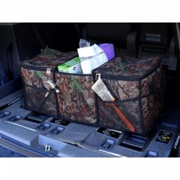 GigaTent 3-Compartment Collapsible Cooler & Trunk Organizer for SUV, Truck, and Auto - Camo thumbnail 5