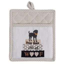Kay Dee Fur Real Pets Dog Themed Gray Cotton Kitchen Textile Set - 4 Piece thumbnail 6