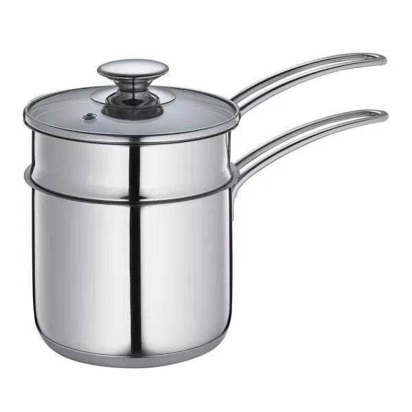 Frieling Kuchenprofi 1.6 qt. Stainless Steel Sauce Pot with Glass Lid
