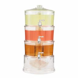 Home Essentials and Beyond 1 Gallon Glass Beverage Dispenser with Removable Lid thumbnail 1
