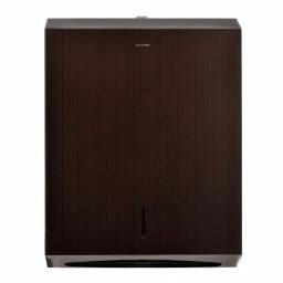 Alpine Industries Brushed Antique Bronze Stainless Steel C-Fold & Multi-Fold Paper Towel Dispenser thumbnail 2
