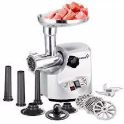 Brentwood Appliances Brentwood Select 1800-Watt Heavy-Duty Meat Grinder, Stainless Steel, Silver thumbnail 6
