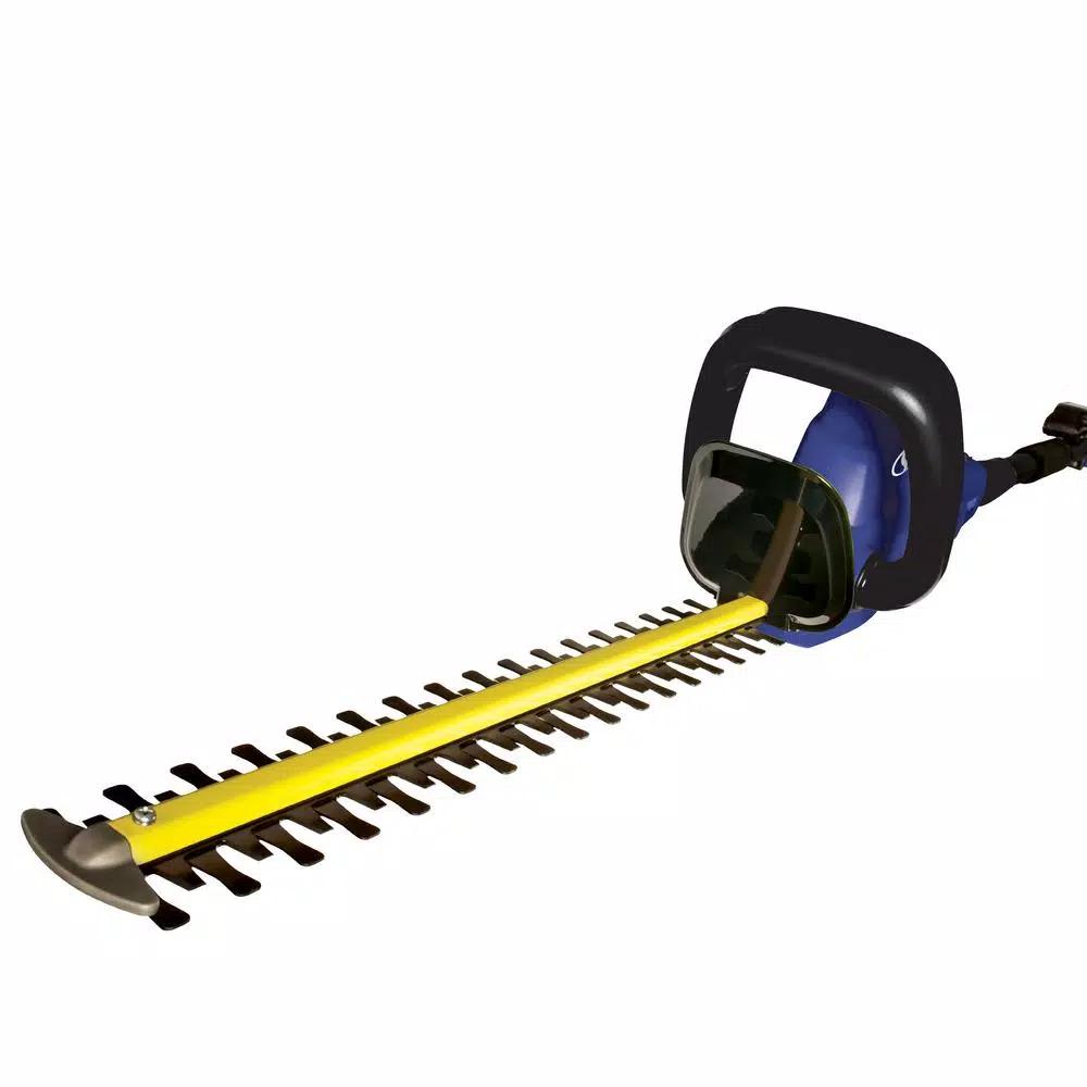 Sun Joe 4.5 Amp Electric Multi-Tool Lawn Care System - Hedge Trimmer, String Trimmer, and Garden Tiller