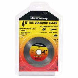Forney 4 in. Continuous Rim Diamond Tile-Cutting Blade for Ceramic, Granite, and Marble thumbnail 4