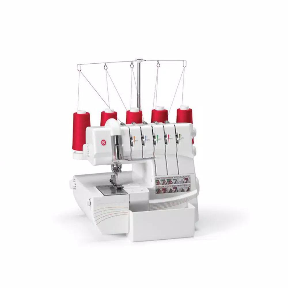 Singer 14T968DC Professional 5-Thread Serger Overlock Sewing Machine, White