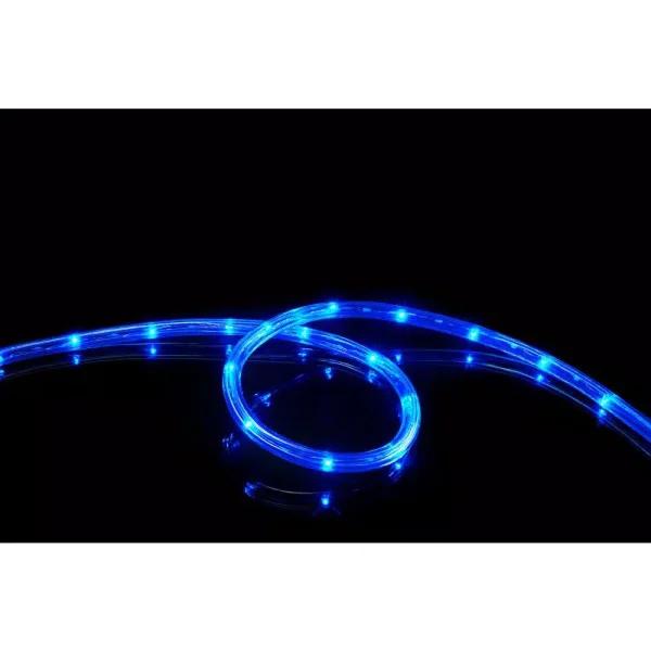 DEERPORT DECOR Blue LED Rope Light 360° Directional Shine, Indoor/Outdoor, 16 ft. (2-Pack, 32 ft. Total)