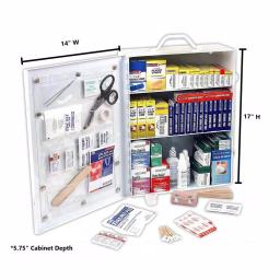 Rapid Care 800-Piece Industrial First Aid Cabinet - 3-Shelf ANSI/OSHA Compliant thumbnail 4