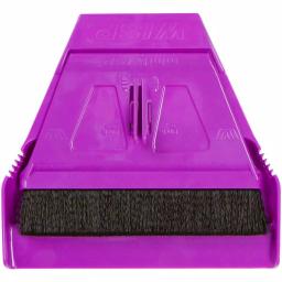 WISP miniWISP 6 in. Purple Whisk Broom and 7 in. Dustpan Set with Electrostatic Bristle Seal Technology thumbnail 2