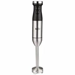 Total Chef 225-Watt Immersion Hand Blender with Turbo Boost, Silver/Black thumbnail 1