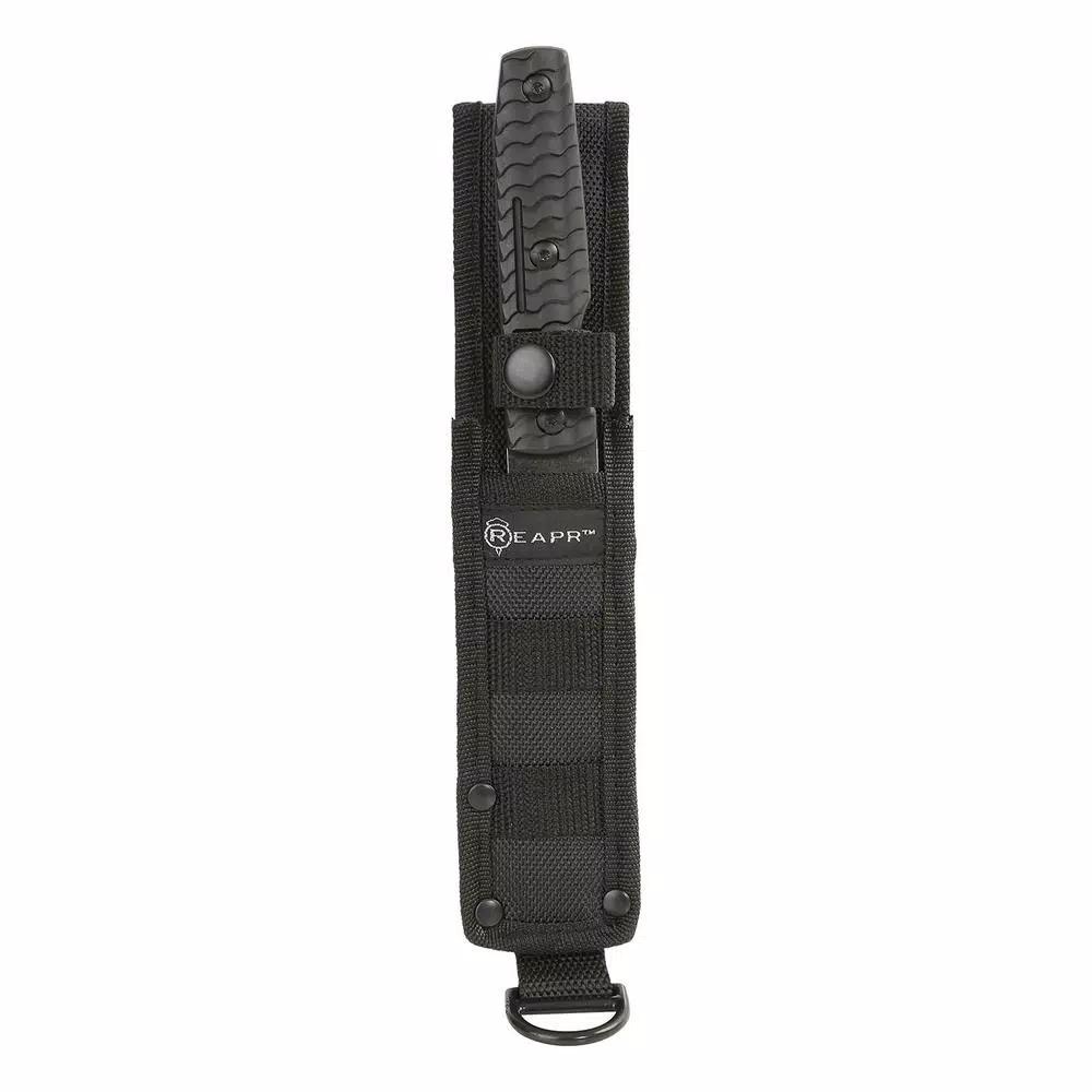 Sheffield REAPR TAC Tanto Knife Set - 2-Piece Fixed Blade and Folding Knife Set