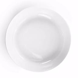 Elama Carey 18-Piece White Porcelain Dinnerware Set, Service for 4 thumbnail 2