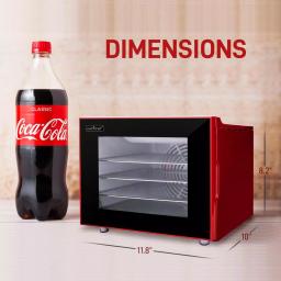 NutriChef 4-Tray Food Dehydrator Machine, 350W with Digital Timer and Temperature Control, Red thumbnail 2