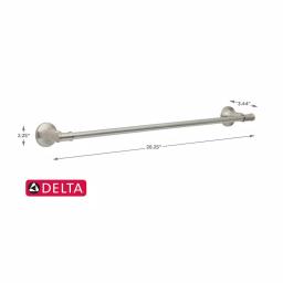 Delta Chamberlain 24 in. Towel Bar in SpotShield Brushed Nickel thumbnail 8