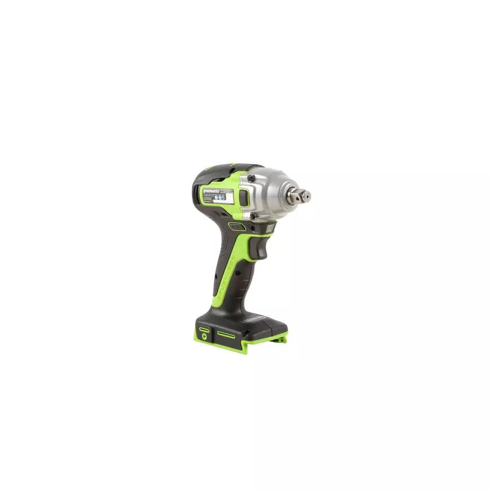 Greenworks 24V Cordless Brushless 1/2 in. Impact Wrench, Tool Only