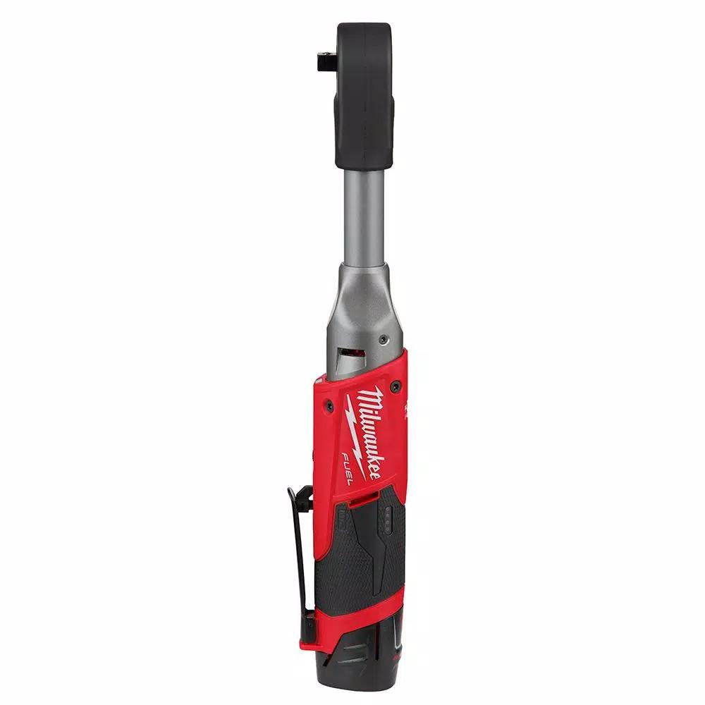 Milwaukee M12 FUEL 3/8 in. Ratchet & Extended Reach Ratchet Combo Kit with Protective Boots (Tool-Only)