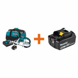 Makita 18V LXT Cordless Portable Band Saw Kit with 3x 5.0Ah Batteries and Charger thumbnail 1