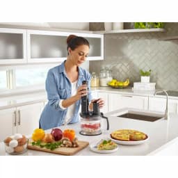 Braun 6-Cup Food Processor Attachment for MultiQuick Hand Blenders, Black thumbnail 5