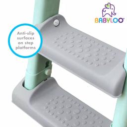 Babyloo Sterdy Potty Training Booster Seat with Adjustable Height and Removable Cushion - Mint Green thumbnail 9