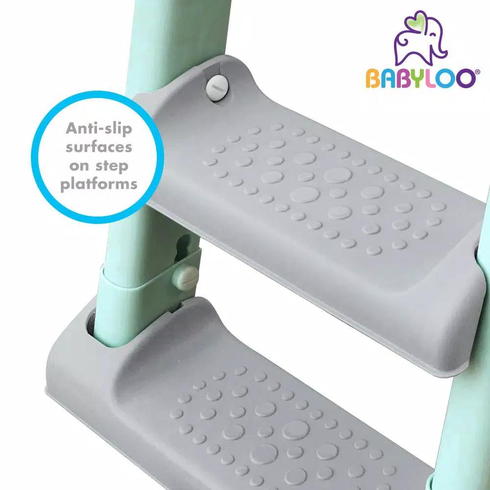 Babyloo Sterdy Potty Training Booster Seat with Adjustable Height and Removable Cushion - Mint Green