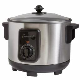Continental 5.8 Qt. Electric Deep Fryer and Multi-Cooker, Stainless Steel thumbnail 2