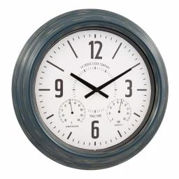 La Crosse Technology La Crosse Clock Company 18 in. Hamilton Metal Analog Quartz Indoor/Outdoor Wall Clock thumbnail 3