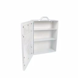 Rapid Care 4-Shelf First Aid Cabinet, Powder-Coated Steel Wall Mount Storage thumbnail 4