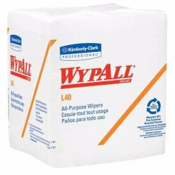 WYPALL L40 White Quarterfold Wipers, 56-Count thumbnail 1