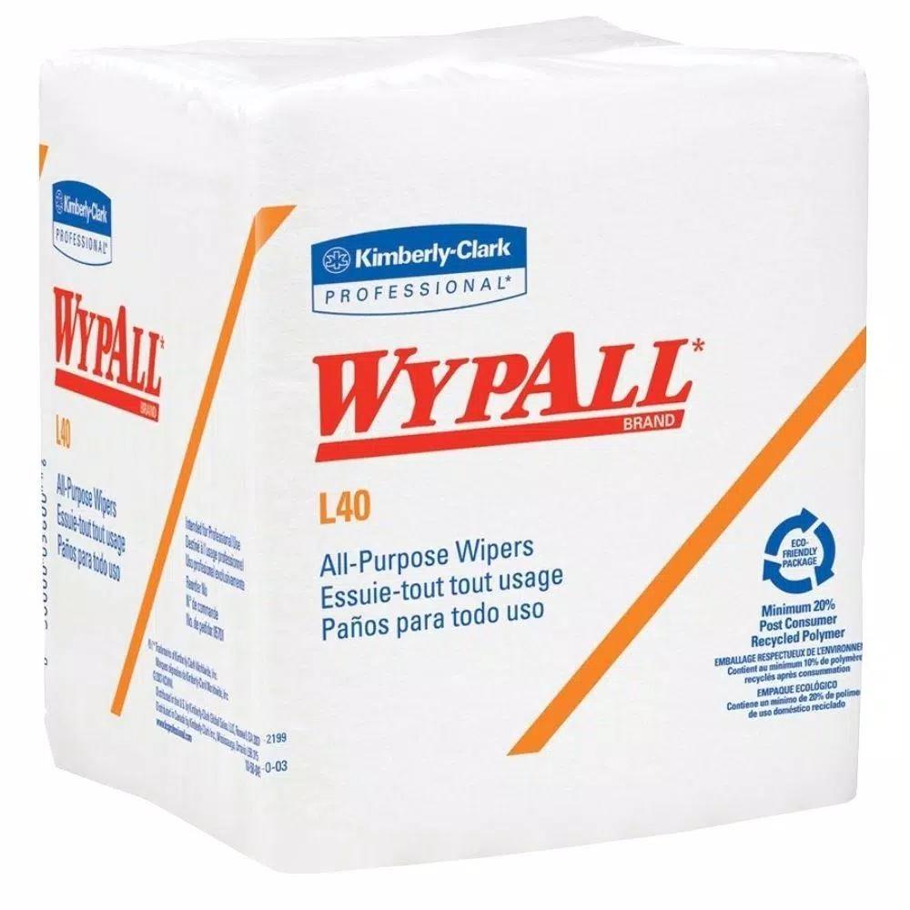 WYPALL L40 White Quarterfold Wipers, 56-Count