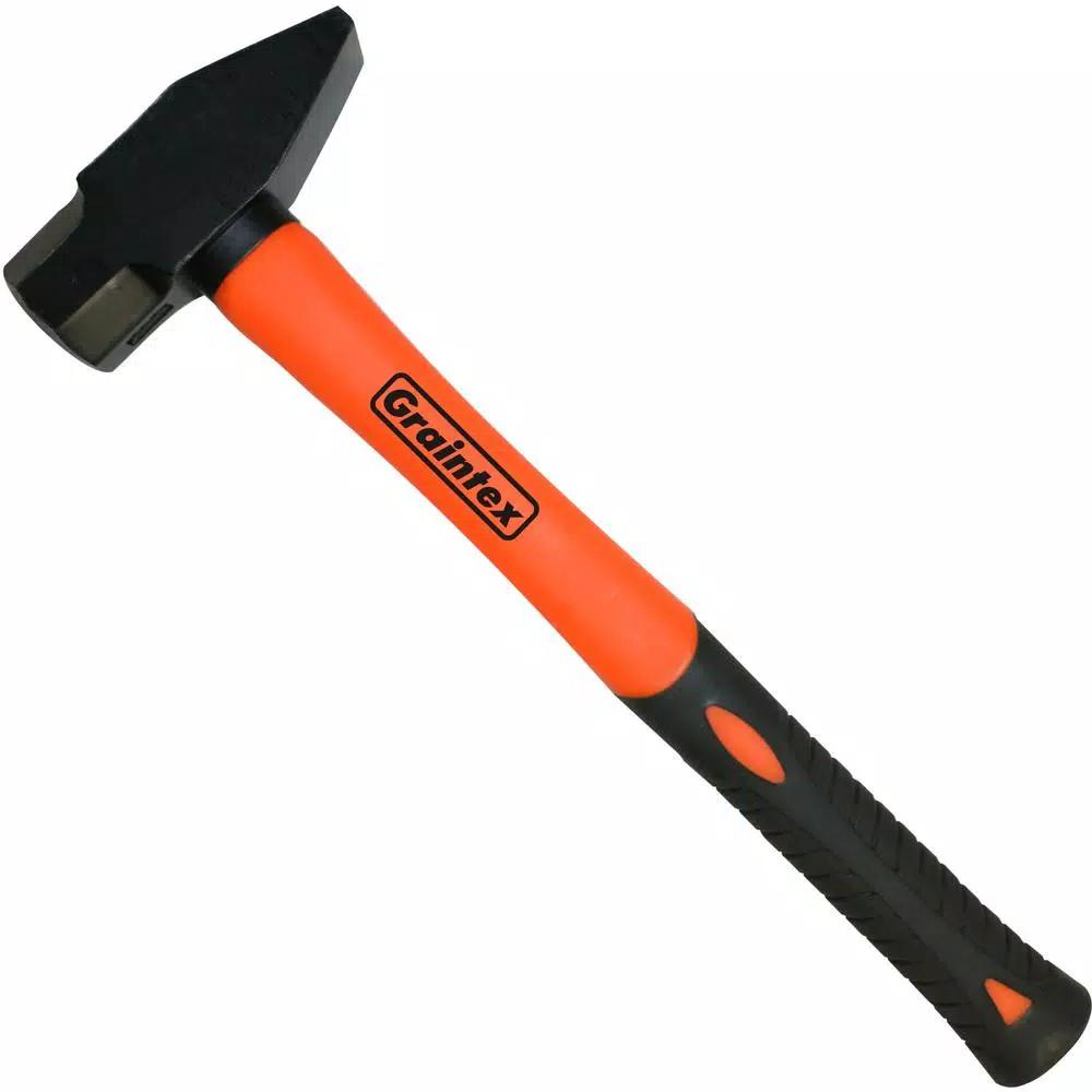 Graintex 2 lb. Drilling Hammer with 16 in. Fiberglass Handle