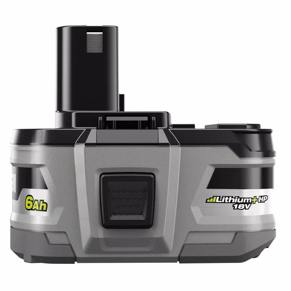 RYOBI 18V ONE+ LITHIUM+ HP 6.0 Ah High Capacity Battery and Charger Kit