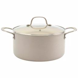 Denmark Tools for Cooks Monaco 10-Piece Fog Aluminum Non-Stick Cookware Set thumbnail 2