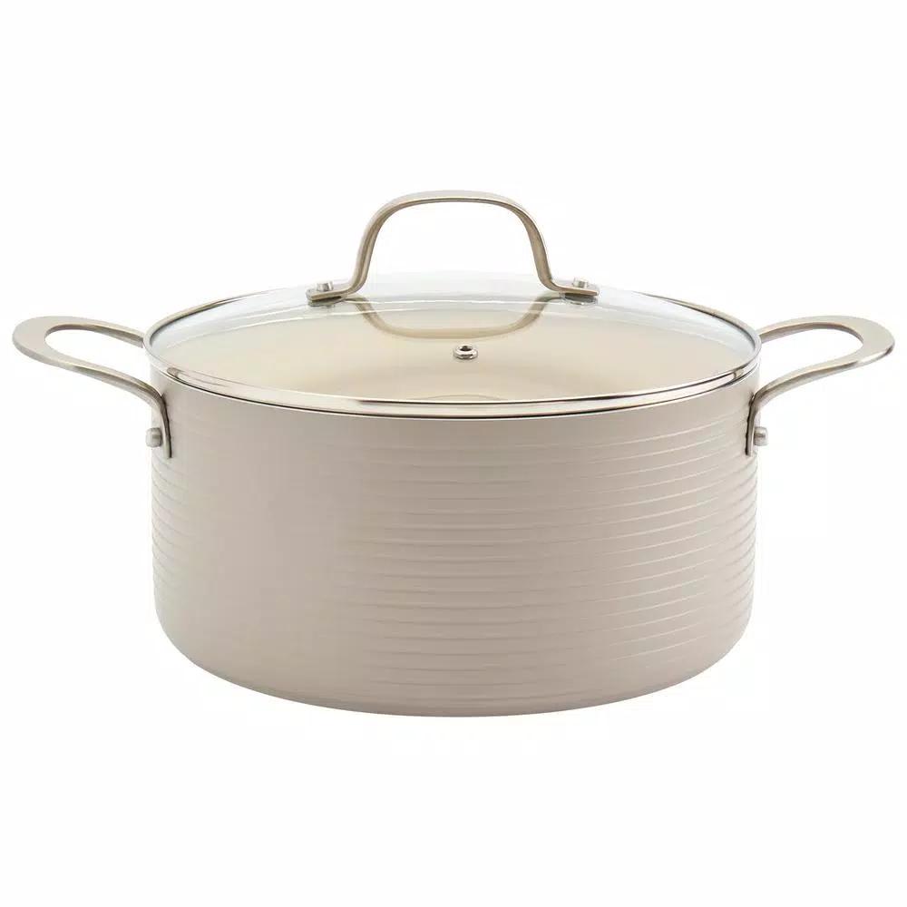 Denmark Tools for Cooks Monaco 10-Piece Fog Aluminum Non-Stick Cookware Set