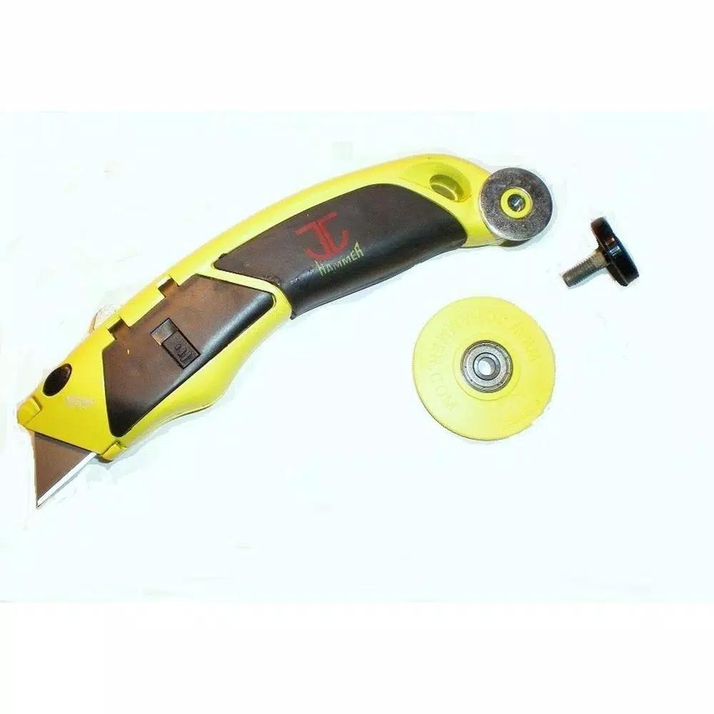 JC Hammer Professional Screen Roller Knife with High Capacity Blade and Trigger Load Mechanism