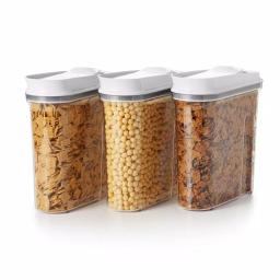 OXO Good Grips POP 3-Piece Cereal Dispenser Set, Airtight Dry Food Storage thumbnail 1