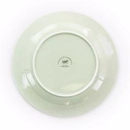 Gibson Home Quilted Eyelet 16-Piece Fine Ceramic Dinnerware Set, Light Grey, Service for 4 thumbnail 3