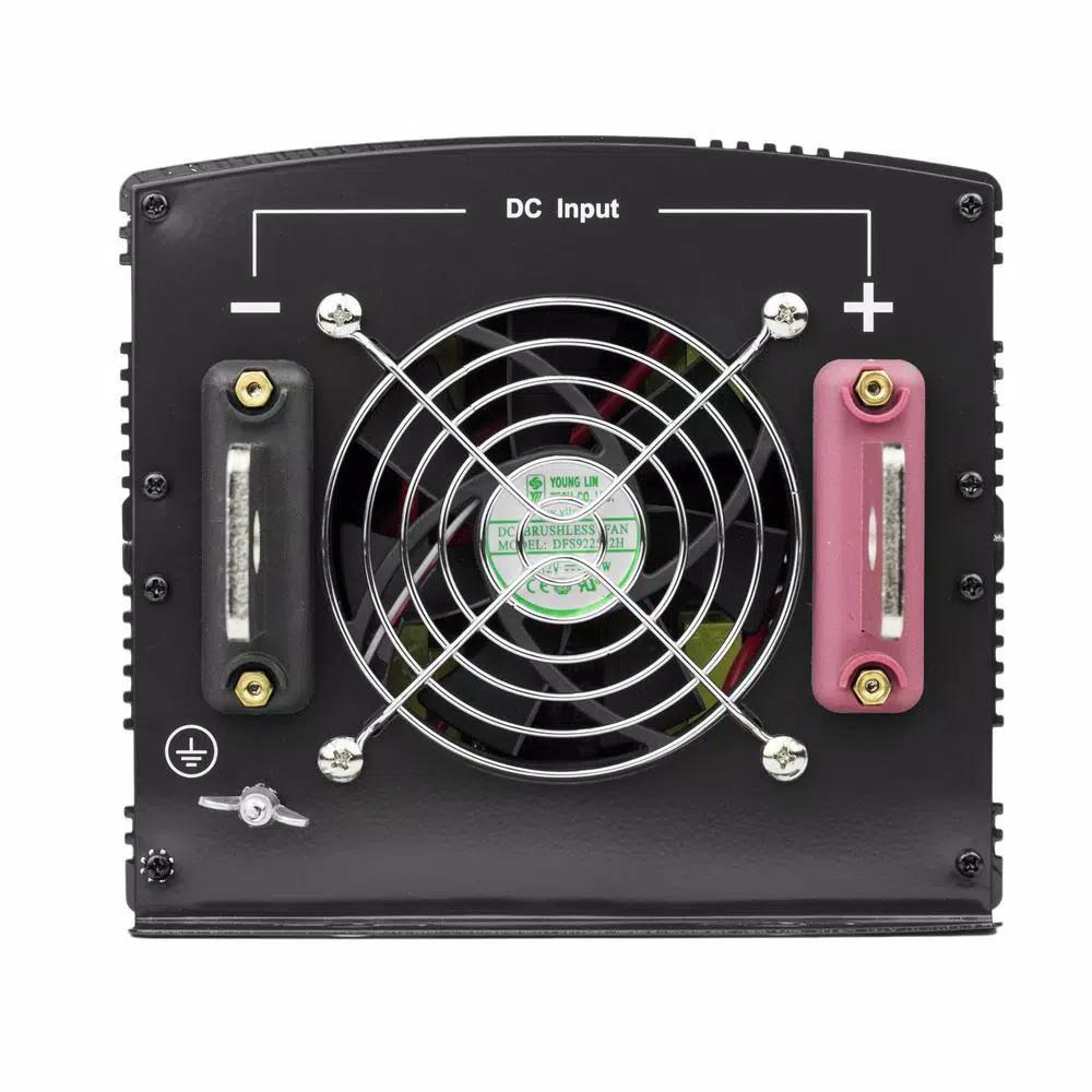Wagan Tech Pro Line 3000W Power Inverter, 6000W Peak Surge, 12V DC to 115V AC
