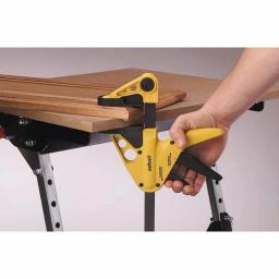 Wolfcraft 2-Pack Professional Quick-Release 1-Hand Bar Clamps and Spreader, 6 in. to 14 in. thumbnail 8
