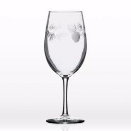 Rolf Glass Icy Pine 18 oz. Etched All Purpose Wine Glasses, Set of 4 thumbnail 3