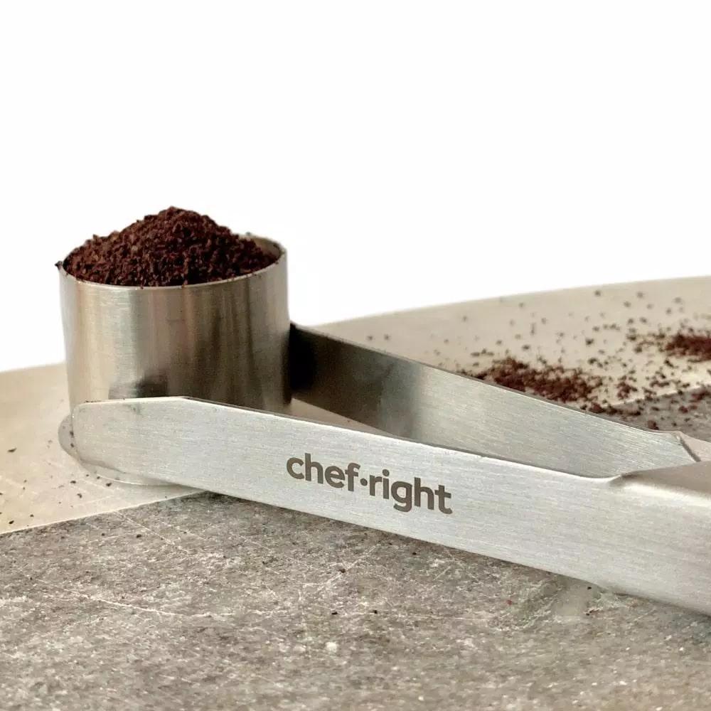 Chefright Brushed Stainless Steel Coffee Tongs (Set of 4) for K-Cup and 2.0 Brewers