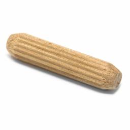 WEN 1/4 in. Wooden Doweling Kit with Titanium-Nitride Coated Brad-Point Drill Bit and 12 Fluted Birch Dowels thumbnail 3
