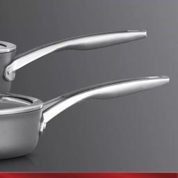 Calphalon Premier 13 in. Hard-Anodized Aluminum Nonstick Skillet with Glass Lid, Black thumbnail 7