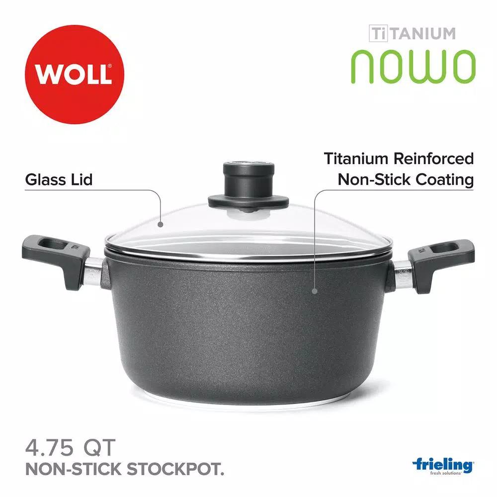 Frieling Woll Nowo 4.75 Qt. Non-Stick Cast Aluminum Stockpot with Lid