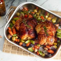 Tramontina Gourmet Prima 7 Qt. Stainless Steel Roasting Pan with Basting Rack thumbnail 5