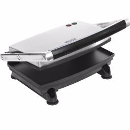 IMUSA 1400W Silver Non-Stick Panini Press and Countertop Grill thumbnail 5
